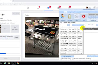 build scraping bot,facebook marketplace product listing bot, auto purchasing bot