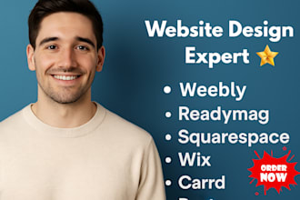 design readymag squarespace wix tilda carrd yola beehive landing page website