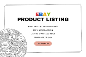 ebay listing ebay seo listing ebay product listing ebay lister