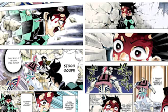 draw manga illustration nsfw or sfw manga page, storyboard anime art, comic book