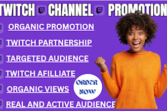 do organic twitch promotion,to bring twitch live viewers
