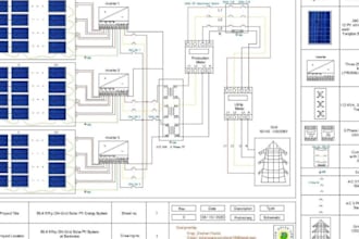 design solar permit drawing pv system, on autocad, structural pe stamp