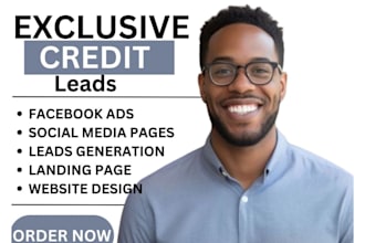 build credit repair website and credit repair sales funnel for lead generation
