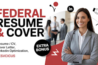 write your federal resume for USA jobs with ats optimization