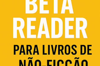 be your honest beta reader for nonfiction books ptbr welcome