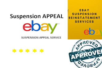 reinstate your deactivated ebay seller account and remove suspension