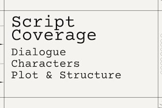 do a script coverage and notes of your screenplay