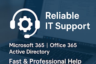 provide expert IT support for microsoft 365, azure, ad, and windows serve