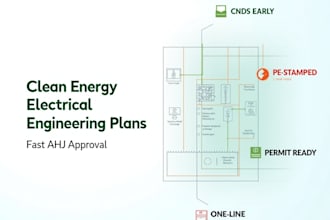 clean energy electrical engineering plans for fast ahj approval