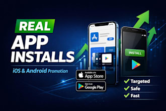 mobile app promotion increase IOS install android app promotion app marketing