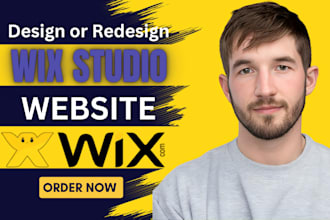 design or redesign your wix website, wix studio site, online store, landing page