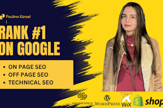 do website SEO for wordpress, wix, shopify, squarespace top ranking service