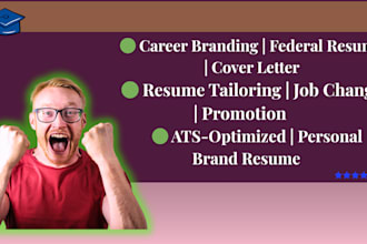 write an ats optimized job winning federal or career change resume