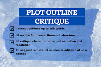 edit your novel plot outline