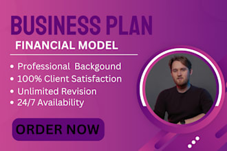 write an investor ready business plan and financial model for startups