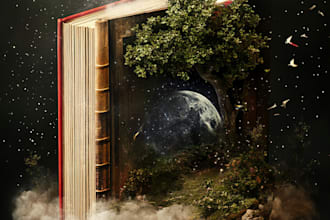 design a book cover and interior layouts