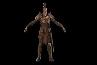 build 3d game character, fix 3d asset, ue rig, metahuman model, animate 3d model