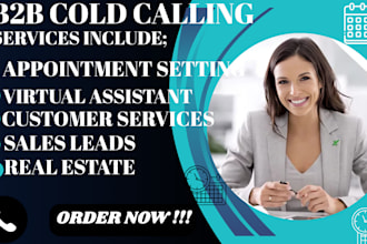 do a b2b cold calling ,lead generation and telemarketing