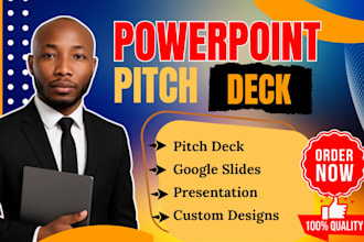 design powerpoint investor pitch deck presentation template slide