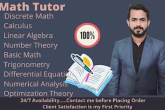 help you in advance math,statistics calculus, algebra, trigonometry, probability