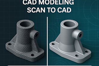 reverse engineer 3d scans or stl files to cad models and manufacturing files