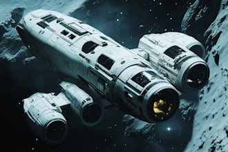 do sci fi art, spaceship and illustration for you