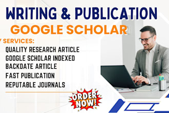 backdate write and publish article on google scholar peer review indexed journal