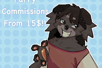 create furry art for you