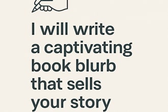 write a captivating book blurb that sells your story