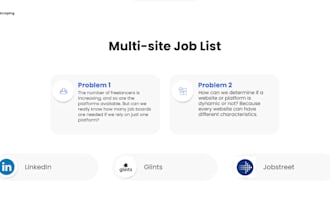 scrap popular job portal website