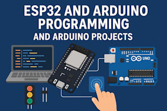 do c coding for esp 32, arduino programming and iot project