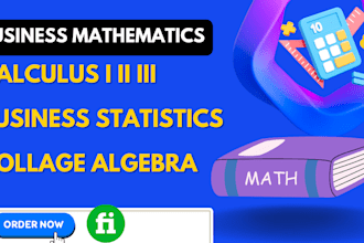 tutor business calculus, business statistics and collage algebra