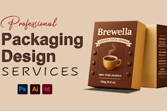 do professional food packaging design and prooduct label design