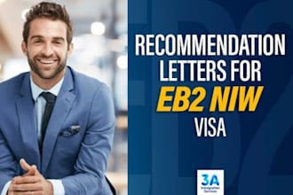 write recommendation letter and expert opinion for eb2 niw eb1a 01 visa