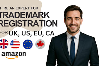 do trademark registration and amazon brand registry in USA, canada and UK