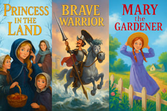 draw you professional 2d 3d book illustration and cover