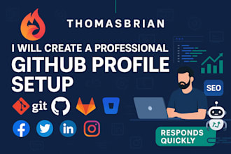 create a professional github profile or fix your git issues