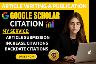 backdate, write and publish articles in high impact factors on google scholar