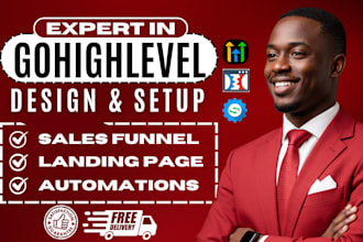 setup gohighlevel funnel long term gohighlevel expert ghl saas va ghl website