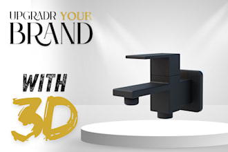 do realistic 3d product renders for amazon, flipkart or ecommerce