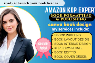 format amazon kindle ebook, design book cover, book layout design, book format