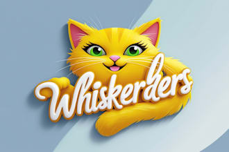 design cat mascot logo within new concepts