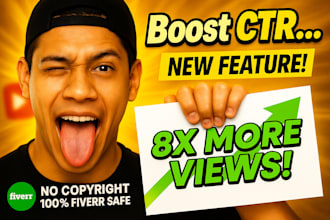 design clickbait youtube thumbnail that boost and grab views
