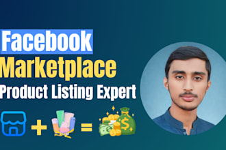 professionally list your products on facebook marketplace
