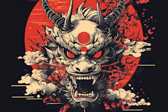 design a unique and edgy custom t shirt design