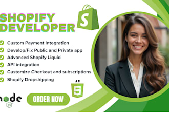 build shopify private app developer shopify payment gateway shopify liquid API