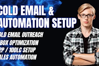 set up cold email outreach automation marketing instantly smartlead ai campaign