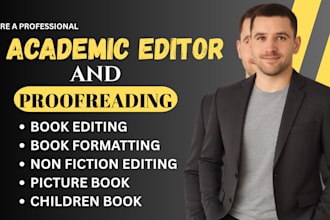 do academic editing writing proofreading manuscript book formatting ghostwriting