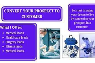 generate leads for medical, healthcare, fitness, surgery and automate website 24
