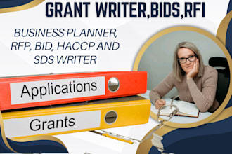 write your rfp, rfi, rfq, bid proposal or government contract